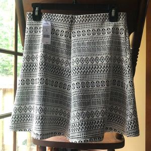 Garage Jacquard Flippy Skirt